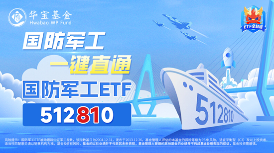 中航系力挺指数，国防军工ETF（512810）逆市飘红！机构研判：军工行业库存新周期或将开启