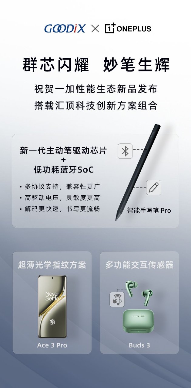 年度性能产物一加 Ace 3 Pro 正式发布 售价3199元起