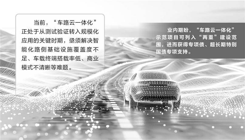 “车路云一体化”试点催热智驾赛道业内盼纳入“两重”建立
范畴